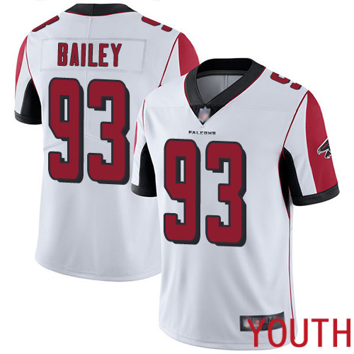 Atlanta Falcons Limited White Youth Allen Bailey Road Jersey NFL Football #93 Vapor Untouchable